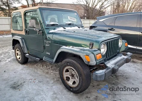 2000 Jeep Wrangler / Tj Sport z USA, uszkodzony, nr VIN 1J4FA49S2YP706869
